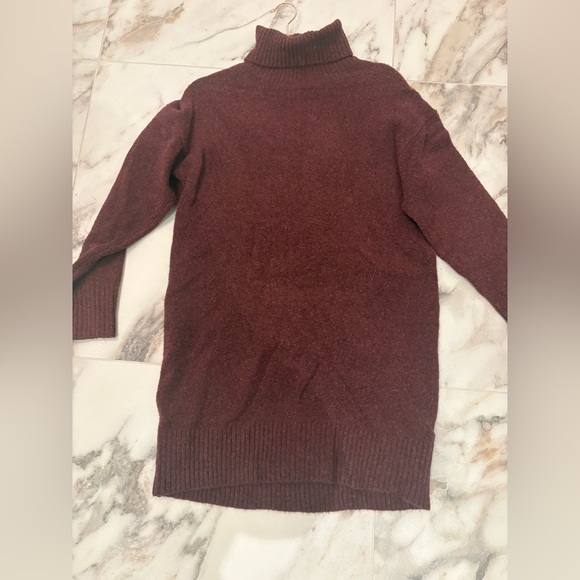 Silver Jeans Women's Burgundy Turtleneck Sweater - Picture 5 of 5